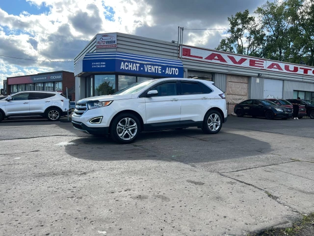 Ford Edge TitaniumT**AWD**Toit Ouvrant Panaromique**ANGLE MORT**Caméra de Recul**SIEGES EN CUIR**Navigation**SIEGES CHAUFFANTS**SIEGES CHAUFFANTS ARRIERE**Sièges ventilés**VOLANT CHAUFFANTS**MAGS**démarrage à distance** 2015