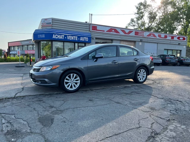 Honda Civic EX**JAMAIS ACCIDENTEE**CERTIFIÉ Par La SAAQ**TOIT OUVRANT**Mags** 2012