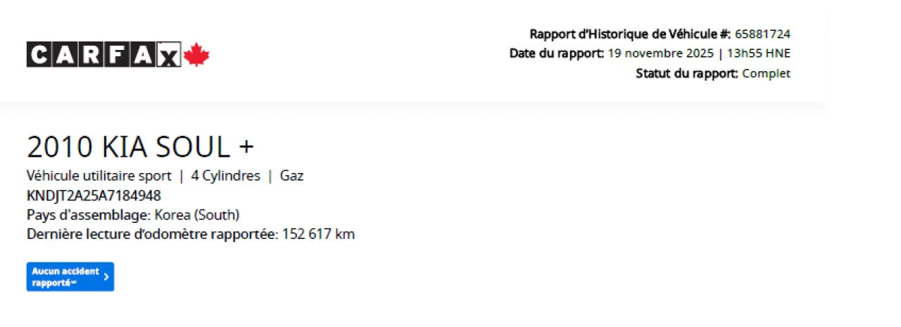 2010 Kia Soul **SIEGES CHAUFFANTS**MAGS**BLUETOOTH** Main Image