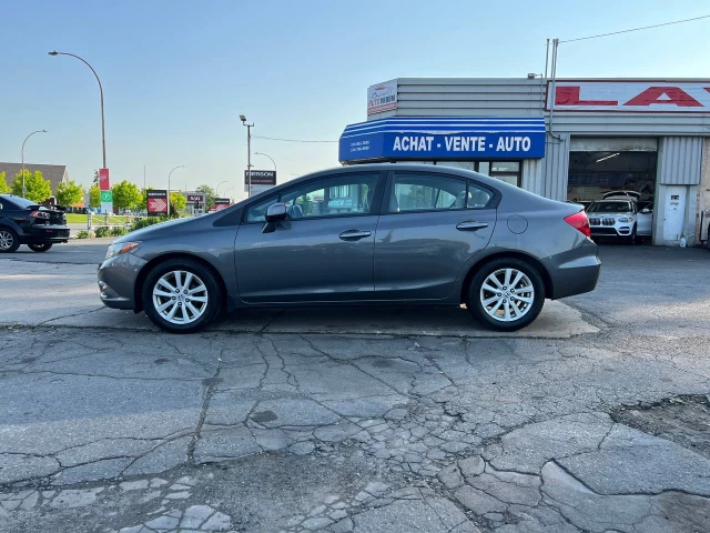 Honda Civic EX**JAMAIS ACCIDENTEE**CERTIFIÉ Par La SAAQ**TOIT OUVRANT**Mags** 2012