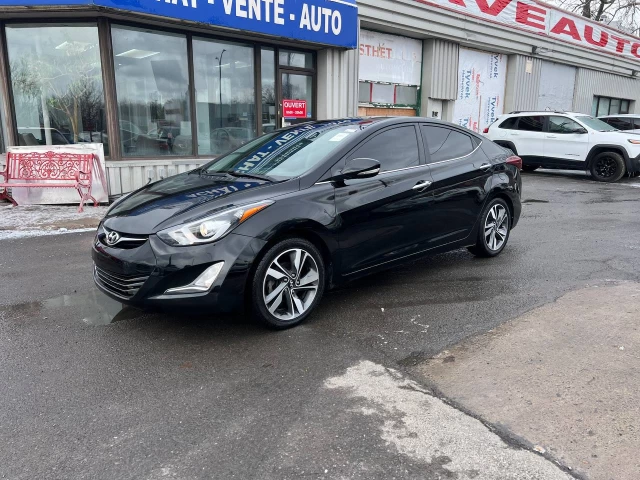 Hyundai Elantra Limited**SAAQ CERTIFIEE**Toit Ouvrant**Caméra de Recul**SIEGES EN CUIR**Navigation**SIEGES CHAUFFANTS Avant et Arrière**Démarrage à distance**MAGS** 2015