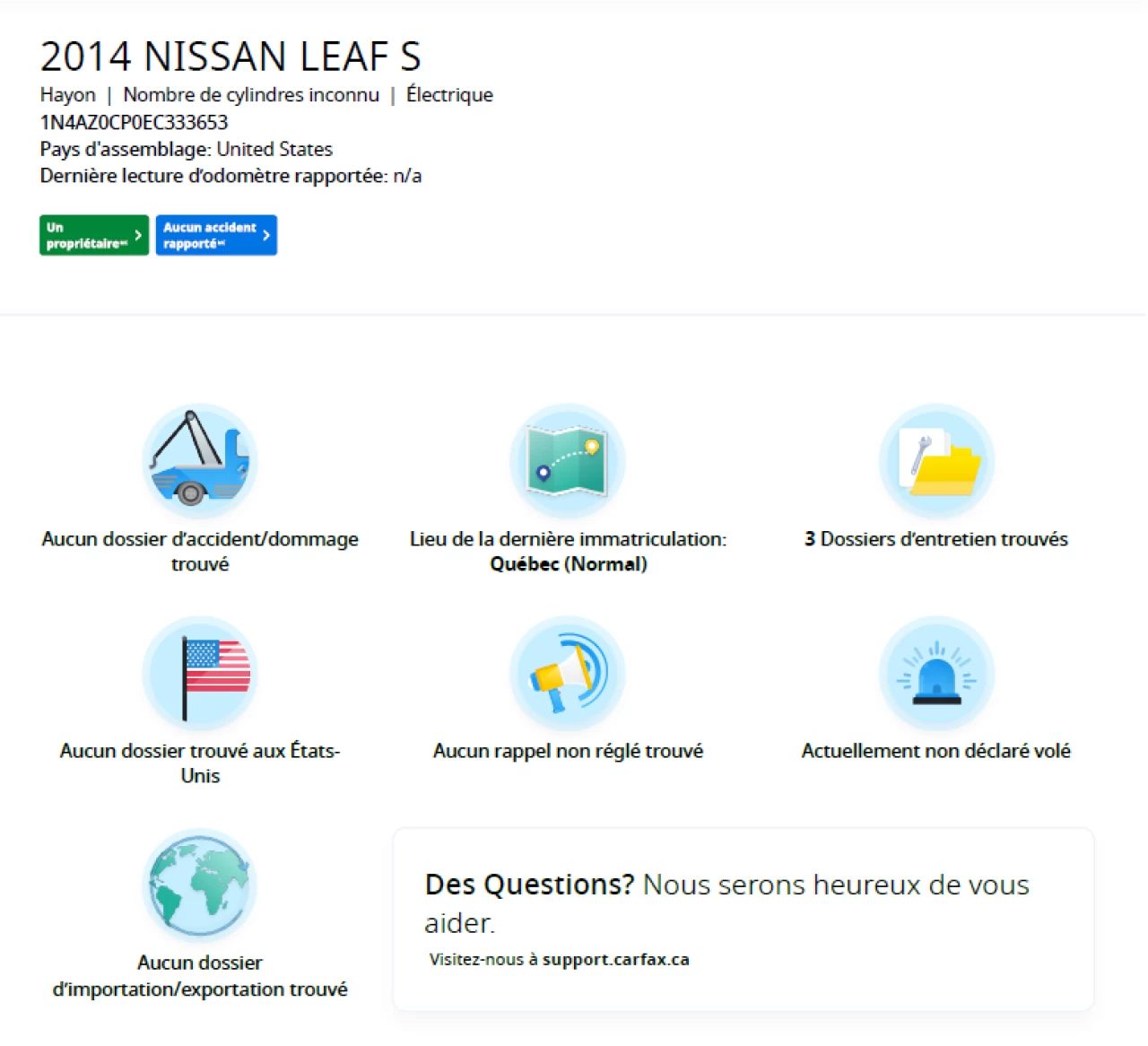 2014 Nissan LEAF SV/SL + Tech/S Image principale