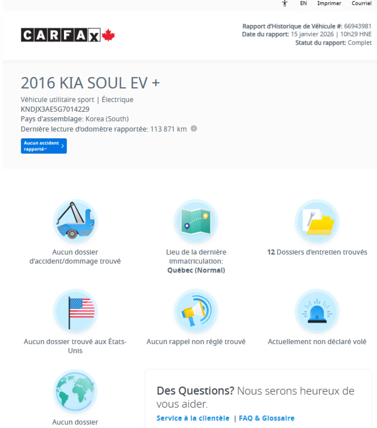 2016 Kia Soul EV **DELUXE**JAMAIS ACCIDENTEE**NAVI**CAMERA DE RECUL**SIEGES VOLANT CHAUFFANTS**MAGS** Main Image