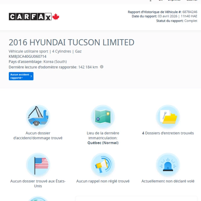 Hyundai Tucson LIMITEE**AWD**Jamais Accidentee**TOIT PANO**CUIR BEIGE**CAMERA**NAVI**TOUTE EQUIPEE** 2016