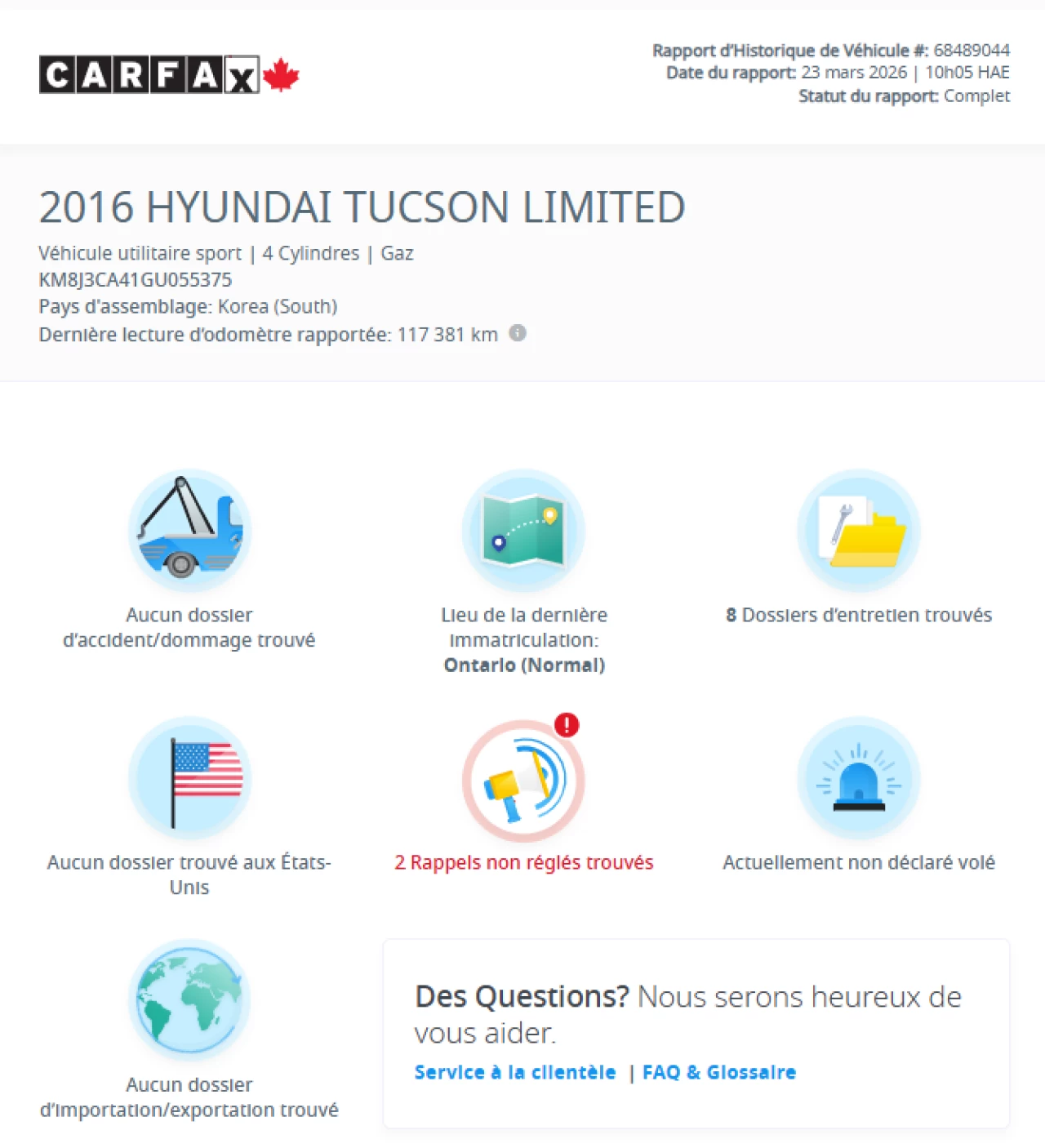 2016 Hyundai Tucson Premium**AWD**Jamais Accidentee**SAAQ Certifie**CAMERA DE RECUL**SIEGES CHAUFFANTS**MAGS**SIEGES CHAUFFANTS ARRIERE**Alerte d'angle Mort** Image principale