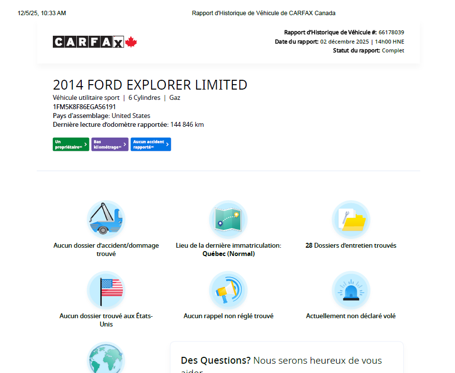 2014 Ford Explorer **LIMITEE**JAMAIS ACCIDENTEE**NAVI**7 PASSAGERS**CUIR**TOIT PANO**CAMERA DE RECUL**MAGS**TOUTE EQUIPEE** Image principale