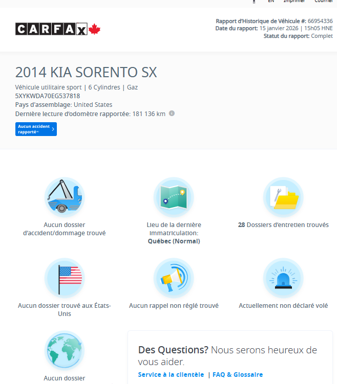 2014 Kia Sorento SX**JAMAIS ACCIDENTEE**AWD**TOIT OUVRANT PANAROMIQUE**CAMERA DE RECULE**NAVI**SIEGES EN CUIR**SIEGES CHAUFFANTS AVANT ET ARRIERE**SiÈge VentilÉ**VOLANT CHAUFFANT**Alerte d’angle mort** Main Image