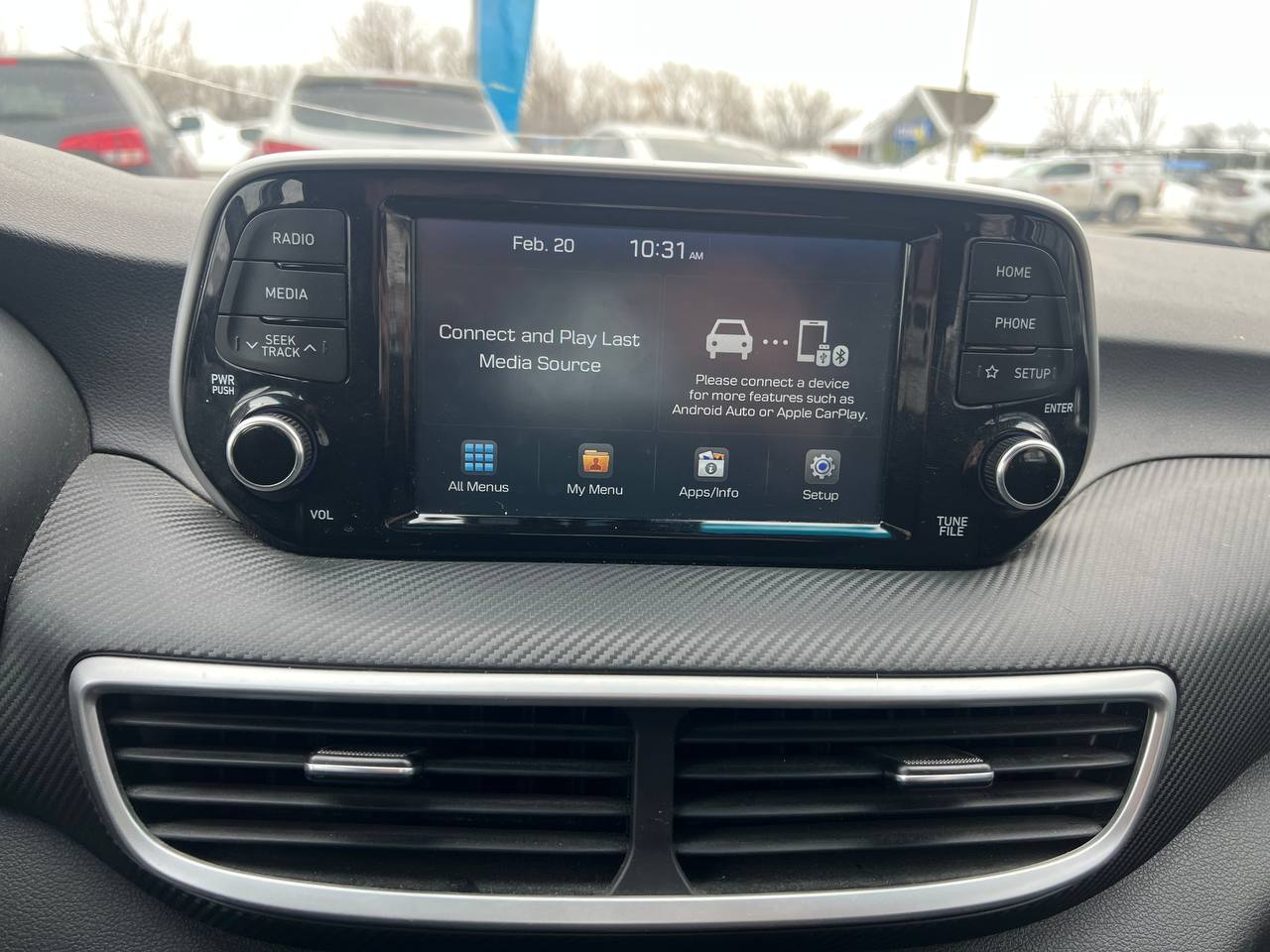 2019 Hyundai Tucson Preferred**SAAQ CERTIFIEE**AWD**CAR PLAY**LKA**ANGLE MORT**CamÉra de Recul**SIÈGES CHAUFFANTS AVANT et ARRIERE**VOLANT CHAUFFANT**ASSISTANCE AU MAINTIEN DE VOIE**MAGS** Image principale