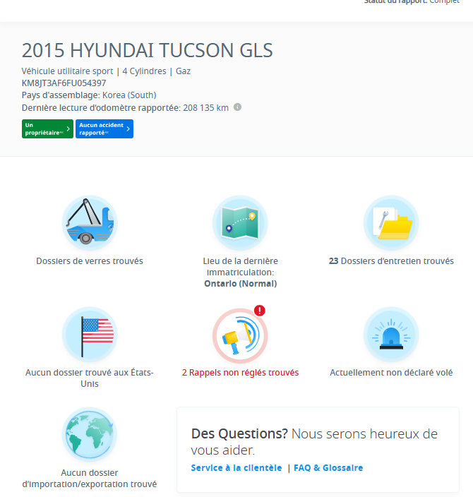 2015 Hyundai Tucson GL**Jamais Accidentee*SAAQ Certifie**Un PropriÉtaire**SIEGES CHAUFFANTS** Image principale